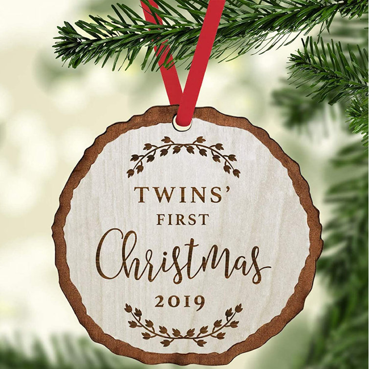 Twins first christmas store ornament